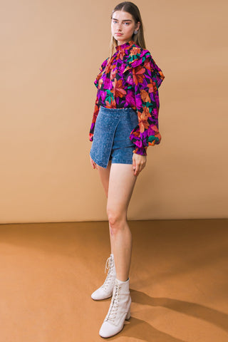 MOODY SWEETIE WOVEN TOP - By Baano