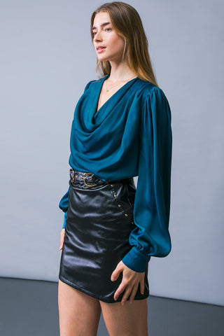 GARDEN SENSATION SATIN TOP - By Baano