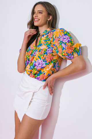 GRATEFUL LIFE WOVEN TOP - By Baano