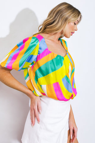 BEAUTIFUL MELODY WOVEN TOP - By Baano