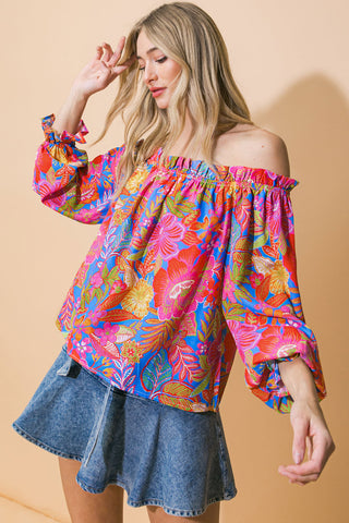 JUST WHAT I NEEDED WOVEN TOP - By Baano