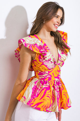 NEED A LITTLE MORE WOVEN TOP - By Baano