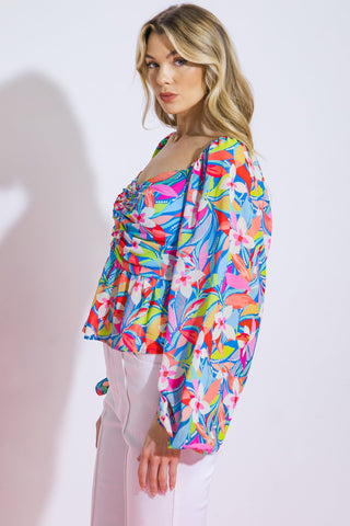 I NEVER KNEW WOVEN TOP - By Baano