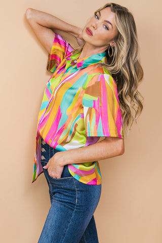 ELEVATED OPTION WOVEN TOP - By Baano