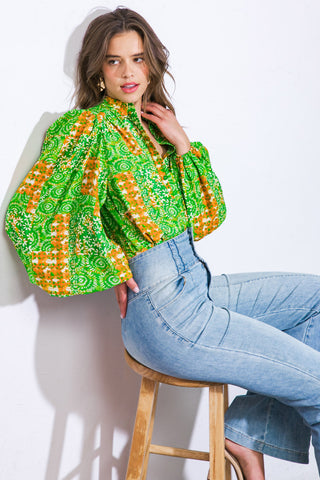 ALL OF MY LOVE WOVEN TOP - By Baano