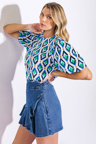 FRESH TAKE WOVEN TOP - By Baano