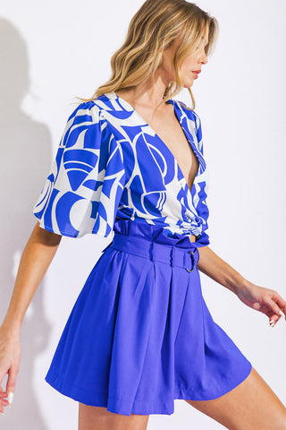 COFFEE CHATS WOVEN TOP - By Baano