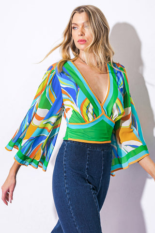 WE BELONG TOGETHER WOVEN CROP TOP - By Baano