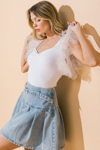 MAKE IT WORK KNIT BODYSUIT - By Baano