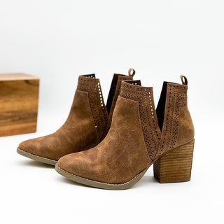 Shaina Bootie in Camel