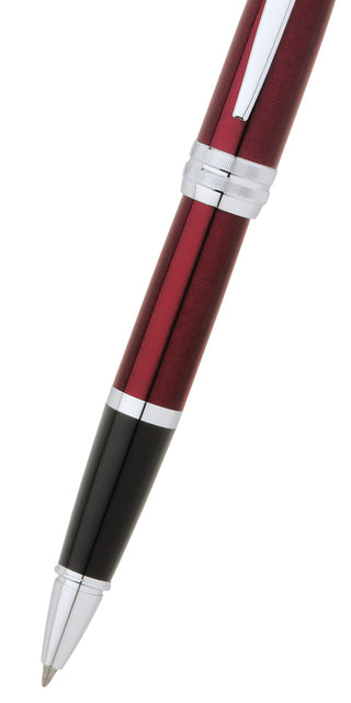 Bailey™ Red Lacquer Rollerball Pen - By Baano