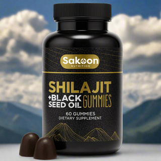 Himalayan Shilajit Gummies with Black Seed Oil - By Baano