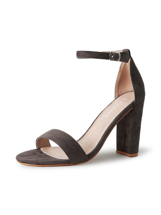 Shirley | Charcoal Suede