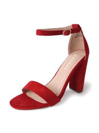 Shirley | Red Suede