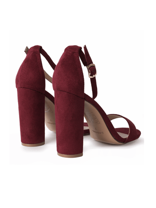 Shirley | Burgundy Suede