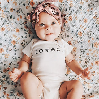 Loved Organic Baby Bodysuit Tenth & Pine