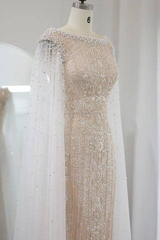 Show Stopper Pearl-Embellished Maxi Dress - By Baano