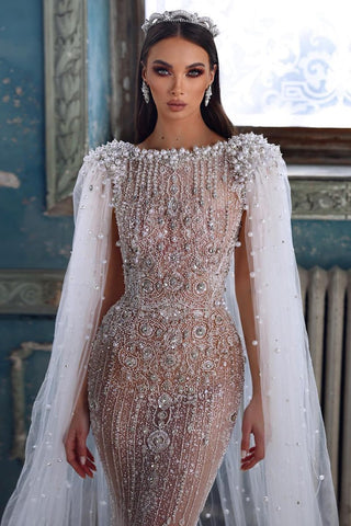 Show Stopper Pearl-Embellished Maxi Dress - By Baano