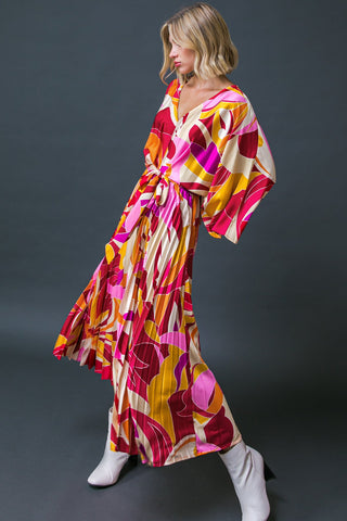 AT FIRST SIGHT WOVEN MIDI DRESS - By Baano