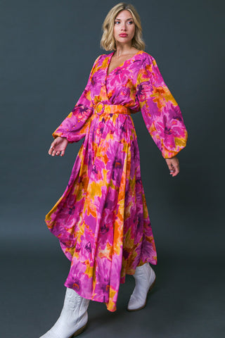 JUST WATCH ME WOVEN MIDI DRESS - By Baano