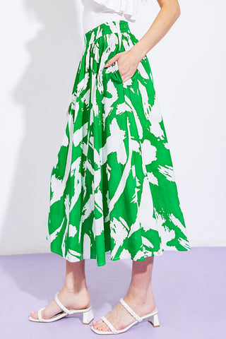 HAPPY TO BE HERE WOVEN SKIRT - By Baano