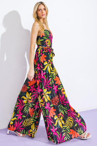 BLOSSOMING WITH JOY WOVEN JUMPSUIT - By Baano