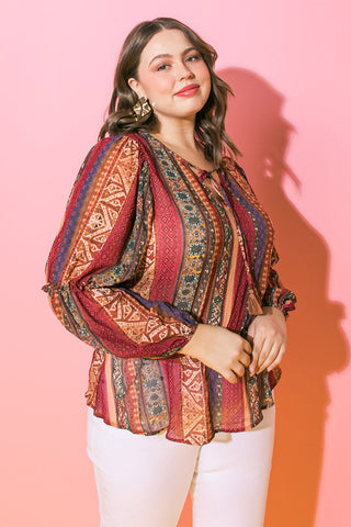 THRILLED FOR THIS WOVEN TOP - By Baano