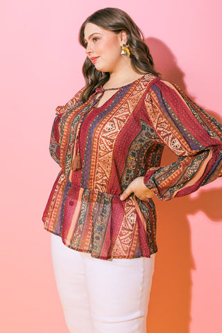 THRILLED FOR THIS WOVEN TOP - By Baano