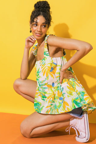 OCEAN SKIES WOVEN TOP - By Baano