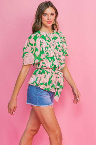 WITH YOU FOREVER WOVEN TOP - By Baano