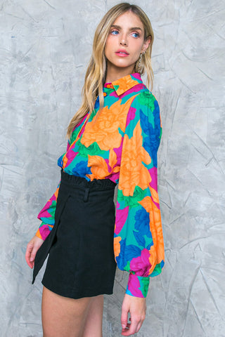 SOUL ON FIRE WOVEN TOP - By Baano