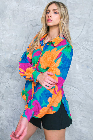 SOUL ON FIRE WOVEN TOP - By Baano