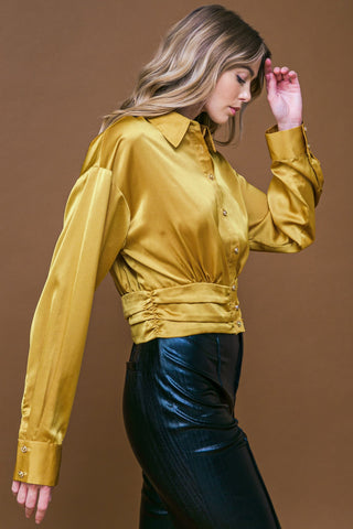 ROMANTIC MOVES WOVEN TOP - By Baano