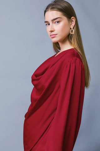 GARDEN SENSATION SATIN TOP - By Baano