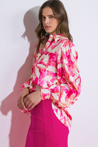 COMING TO MY SENSES WOVEN TOP - By Baano