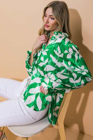 COMING TO MY SENSES WOVEN TOP - By Baano