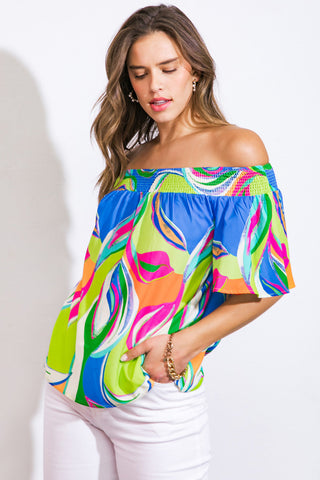 HOME OF THE FREE WOVEN TOP - By Baano