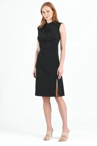 Sleeveless Ruched Midi Dress