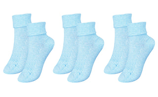 tittimitti®100% Organic Combed Cotton Luxury Women's Socks 3-Pack. Made in Italy.