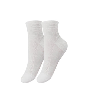 tittimitti 100% Organic Mercerized Cotton "Filo di Scozia" Women's Socks 1 Pair. Made in Italy