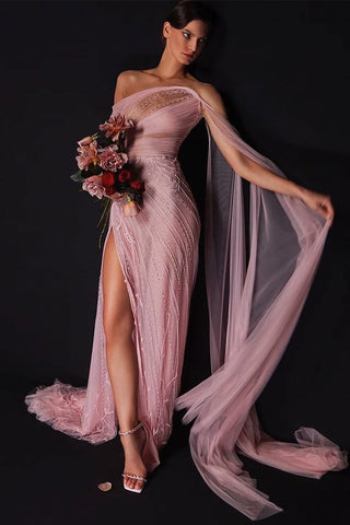 Starlit Off-the-Shoulder Maxi Dress - By Baano