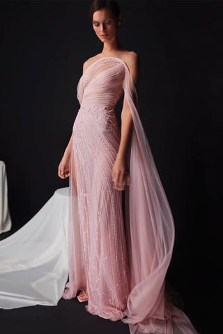 Starlit Off-the-Shoulder Maxi Dress - By Baano