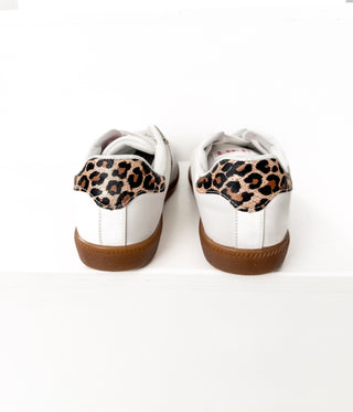 Stockholm Sneaker in White Leopard