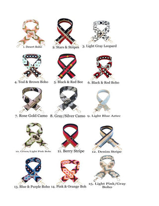 The James | Clear with Brown Trim Sling Bag - Pick Your Strap