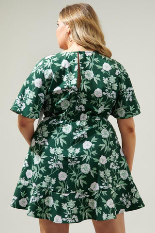 Kirby Floral Flouncy Mini Dress
