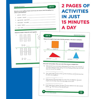 Summer Bridge Activities Workbook: Bridging Grades 4 to 5 in Just 15 Minutes a Day (Spiral Bound) - By Baano