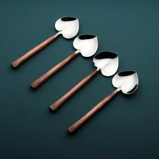 Sundance Heart Coffee/Dessert Table Spoon 4 Pc. Set
