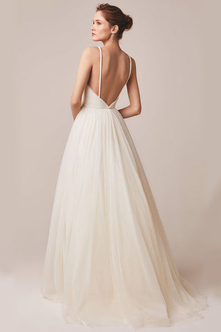 Sweet Love Ivory Tulle Maxi Dress - By Baano