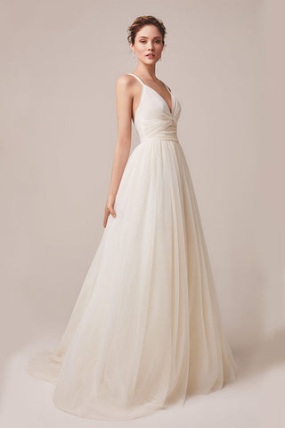 Sweet Love Ivory Tulle Maxi Dress - By Baano