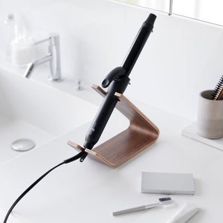Hair Dryer and Iron Stand - Wood - By Baano